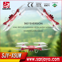 Syma nuevo producto X5UW 6 ejes 4ch WIFI FPV con cámara rc drone quadcopter rc flying toy